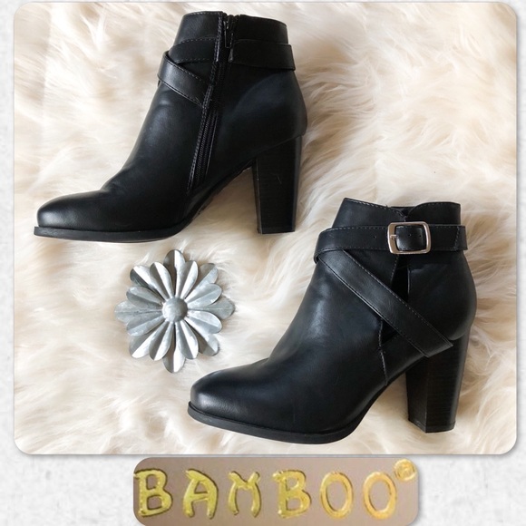 Bamboo “Cheek” Ankle Boots - Picture 1 of 6